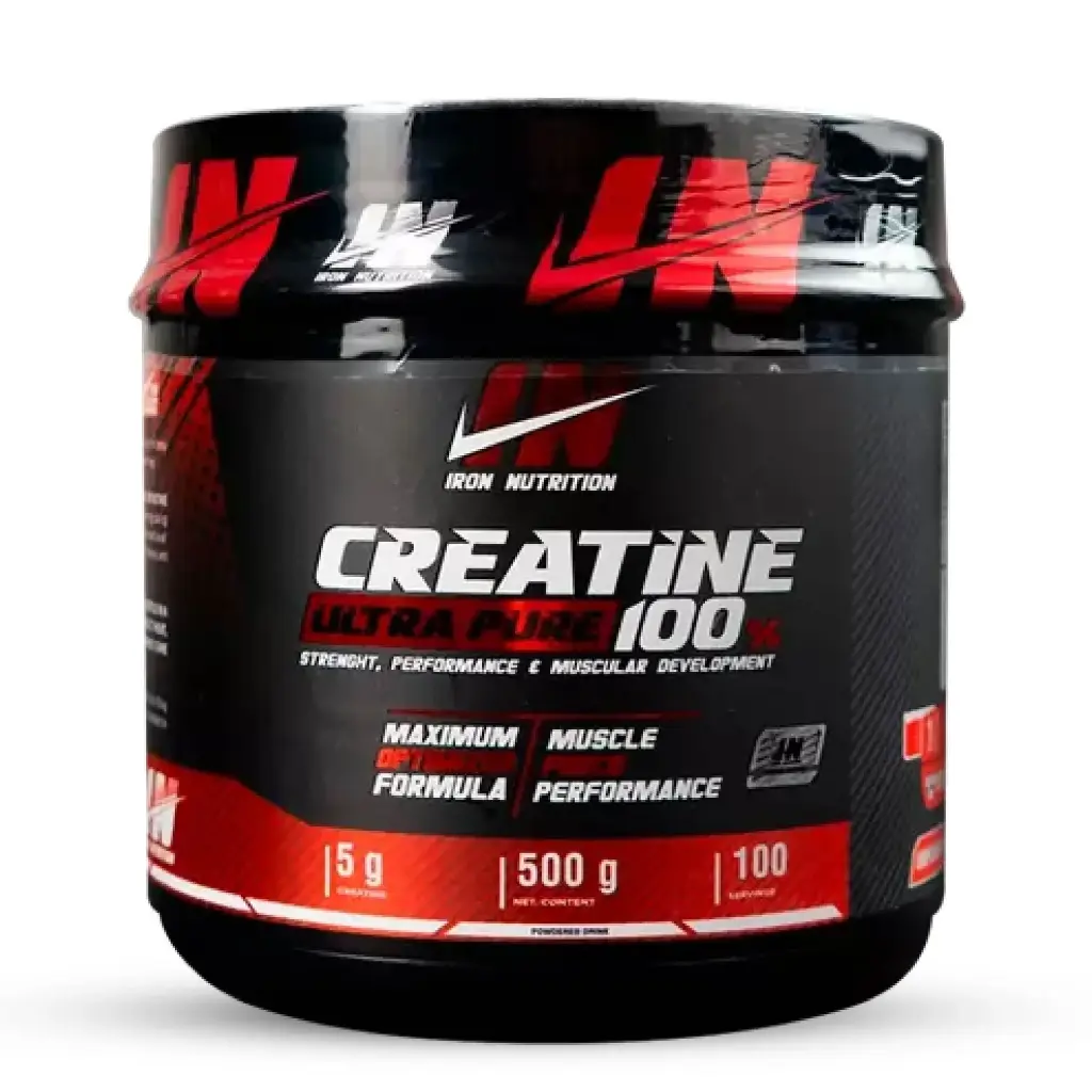 Creatina Ultra Pure Iron Nutrition 500 Gramos