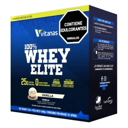 Whey Elite Vitanas 10 Libras